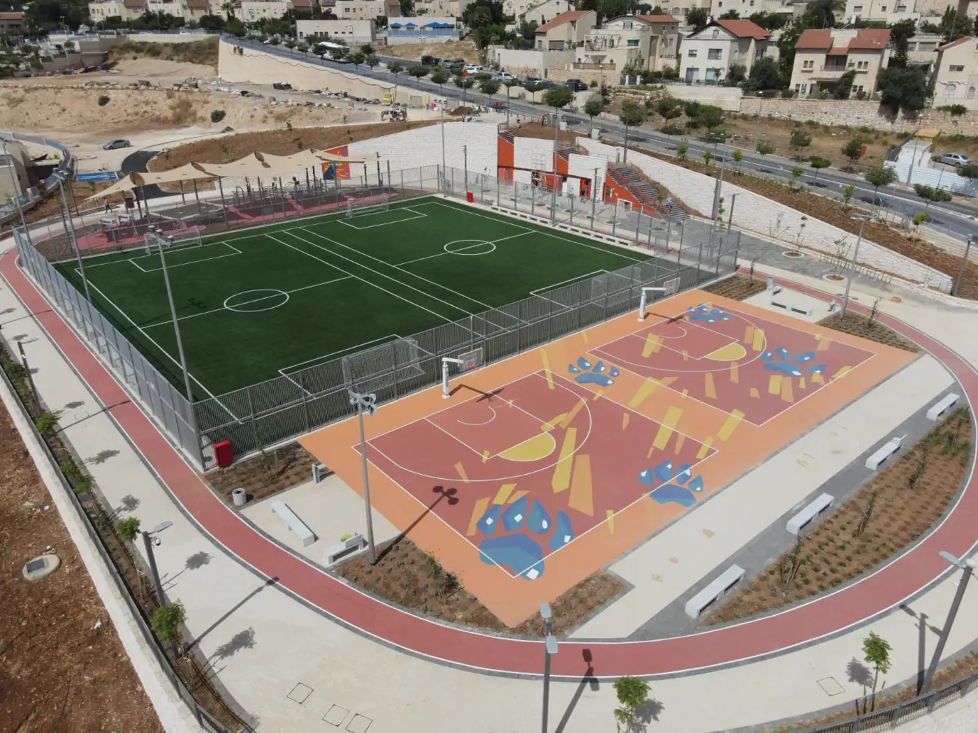 ספורטק פסגת זאב, ירושלים · תיעוד מהשטח